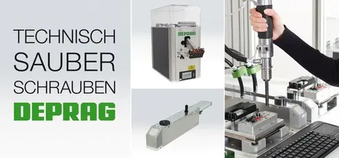 Screwdriving tools and feeding technology for the cleanroom Screwdriving tools and feeding technology for the cleanroom