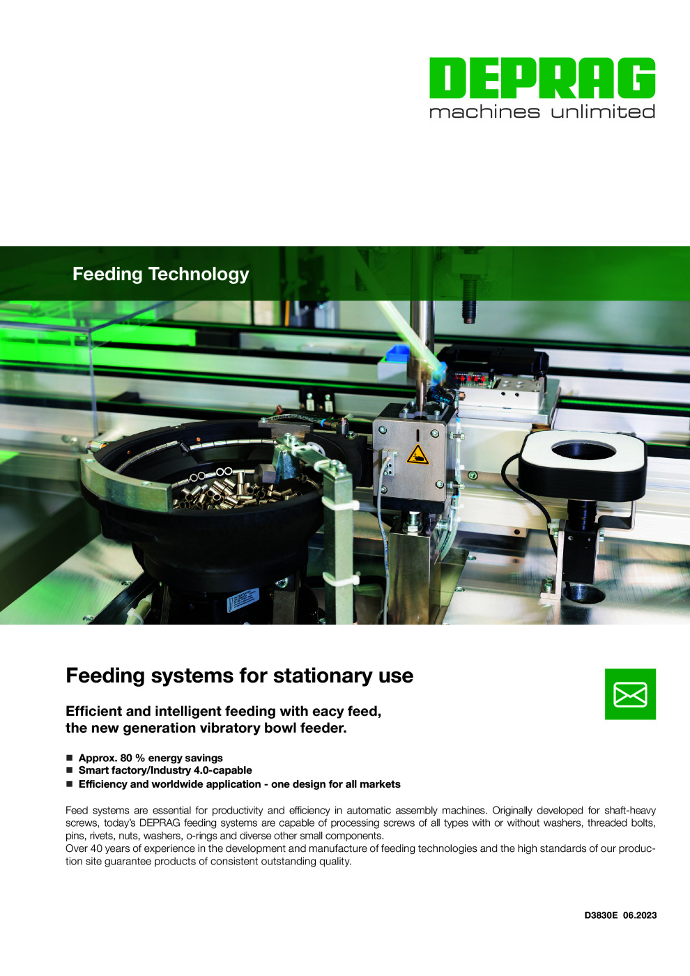 Feeder Catalogue for Machine Mount Applications